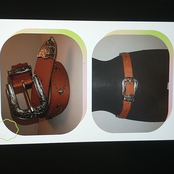 Western Style Studded Belt_ 15/32" Wide, 15" Length, 5 Holes - Picture 15 of 15